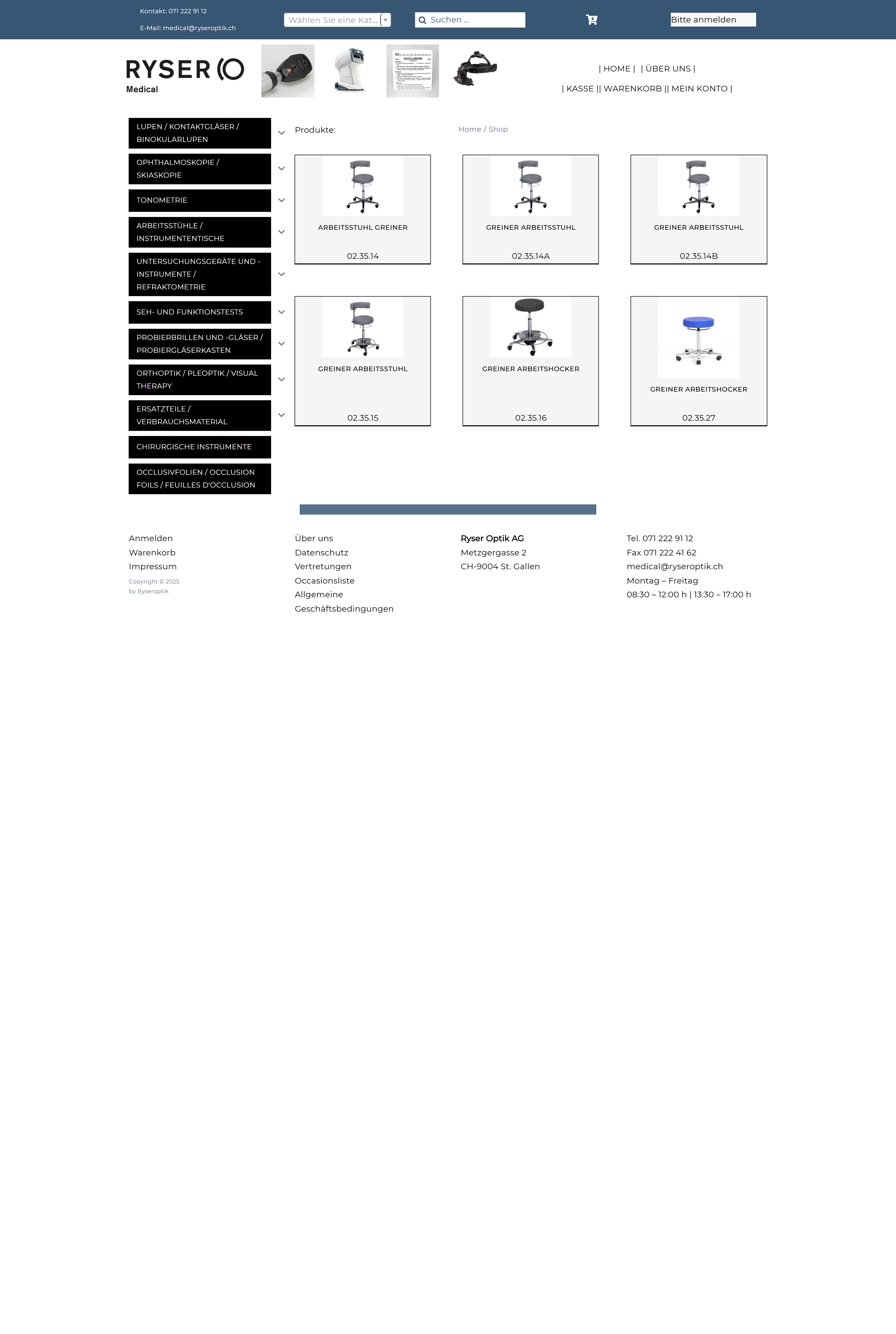 Ryser Optik AG Desktop